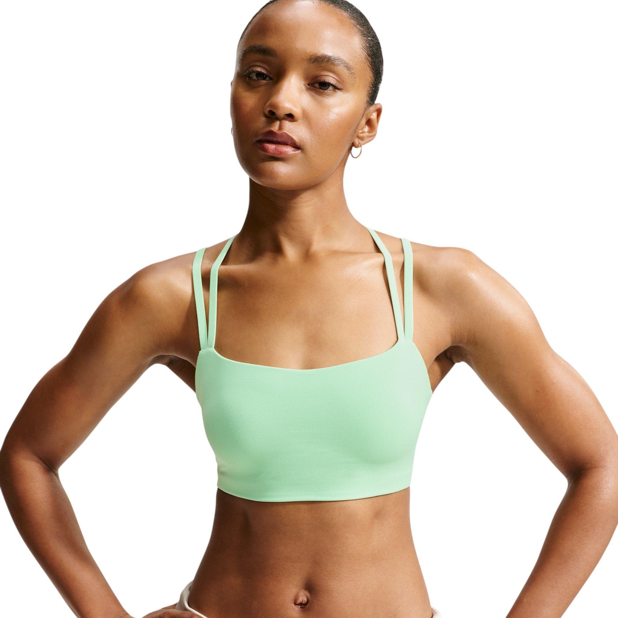 Nike Women's Zenvy Strappy Light-Support Padded Sports Bra - Green - GREEN